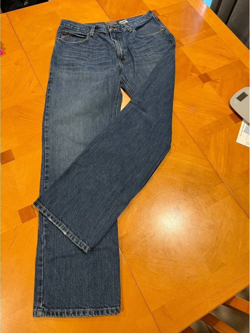 Ariat Jeans Men’s 35x34 Straight Leg Loop Lock Western Denim